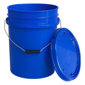CUBETA AZUL TAPA LISA