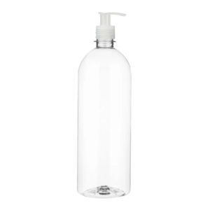 JUEGO GARRAFA LISA PET C/BOMBA DOSIFICADOR 1 LT