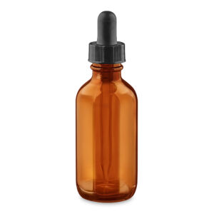 GOTERO DE CRISTAL AMBAR DE 100 ML