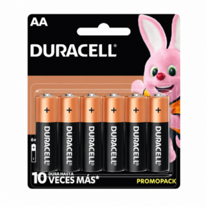 PILA DURACELL AA C/6 PZAS