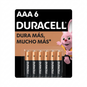 PILA DURACELL AAA C/6 PZAS