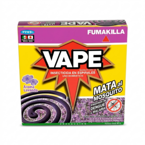ESPIRAL INSECTICIDA VAPE AROMA LAVANDA 10 PIEZAS