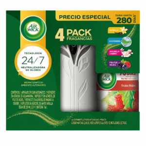 AIRWICK AROMATIZANTE DE AMBIENTE FRESHMATIC 4 PZAS